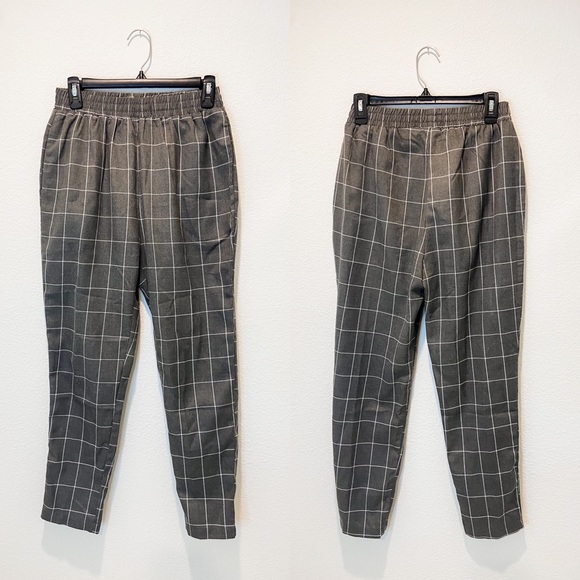 Relaxed Checkered Joggers - Picture 1 of 1